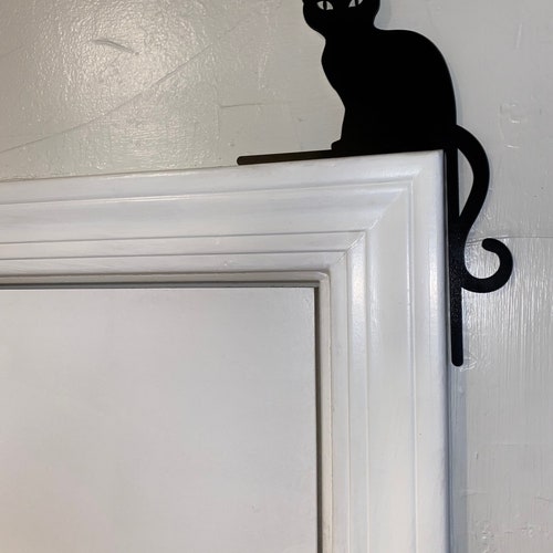 Wood Cat Door Topper four Poses Etsy