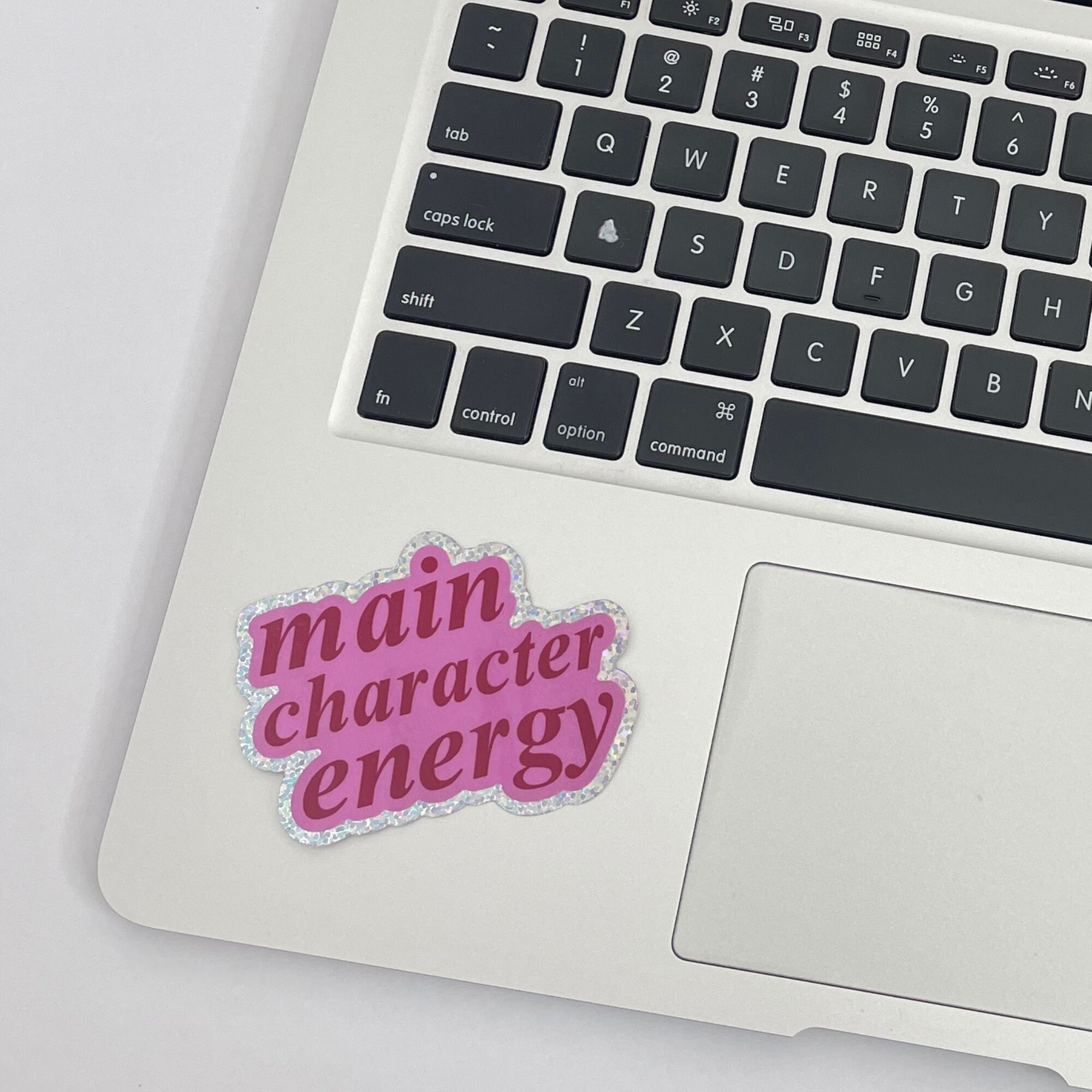 Main Character Energy Glitter Sticker: Empowerment Vinyl Decal - Etsy