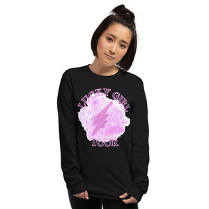 Lucky Girl Tour Long Sleeve T-Shirt: Empowering Affirmations