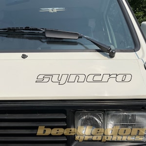 VW Vanagon SYNCRO Vinyl Decal/Sticker Westfalia