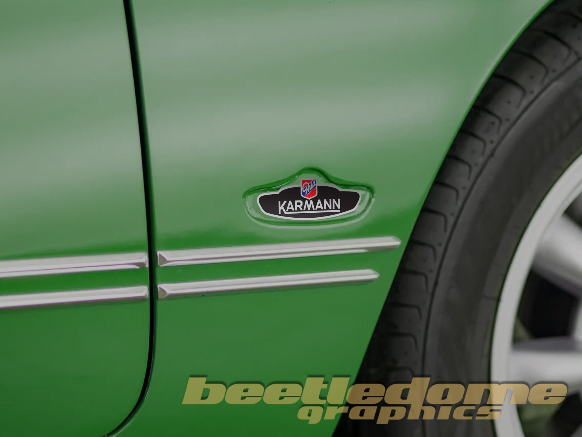 Karmann Badge Printed Decal/sticker - VW Bug, Ghia - Etsy