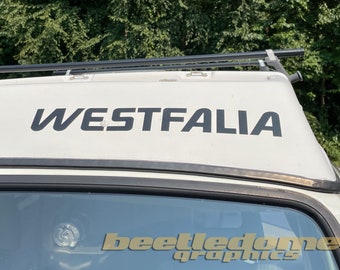 Zestaw naklejek winylowych Westfalia Pop Top – VW Vanagon