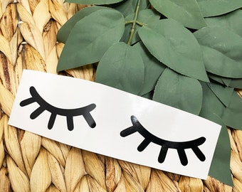 Eyelashes Decal - Lashes Sticker for Laptop