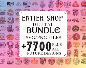 Entire Shop SVG Bundle: (+7700 Svgs) Mega Svg Bundle, Limited Time Offer