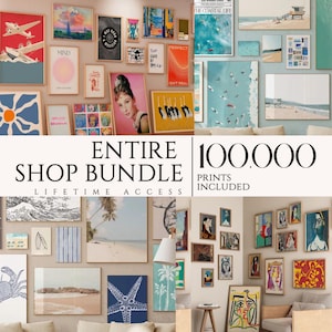 100000 Maximalist Wall Art, MEGA BUNDLE, Trendy Wall Art, Maximalist Gallery Wall Set, Eclectic Wall Art, Maximalist Home Decor,Trendy Print