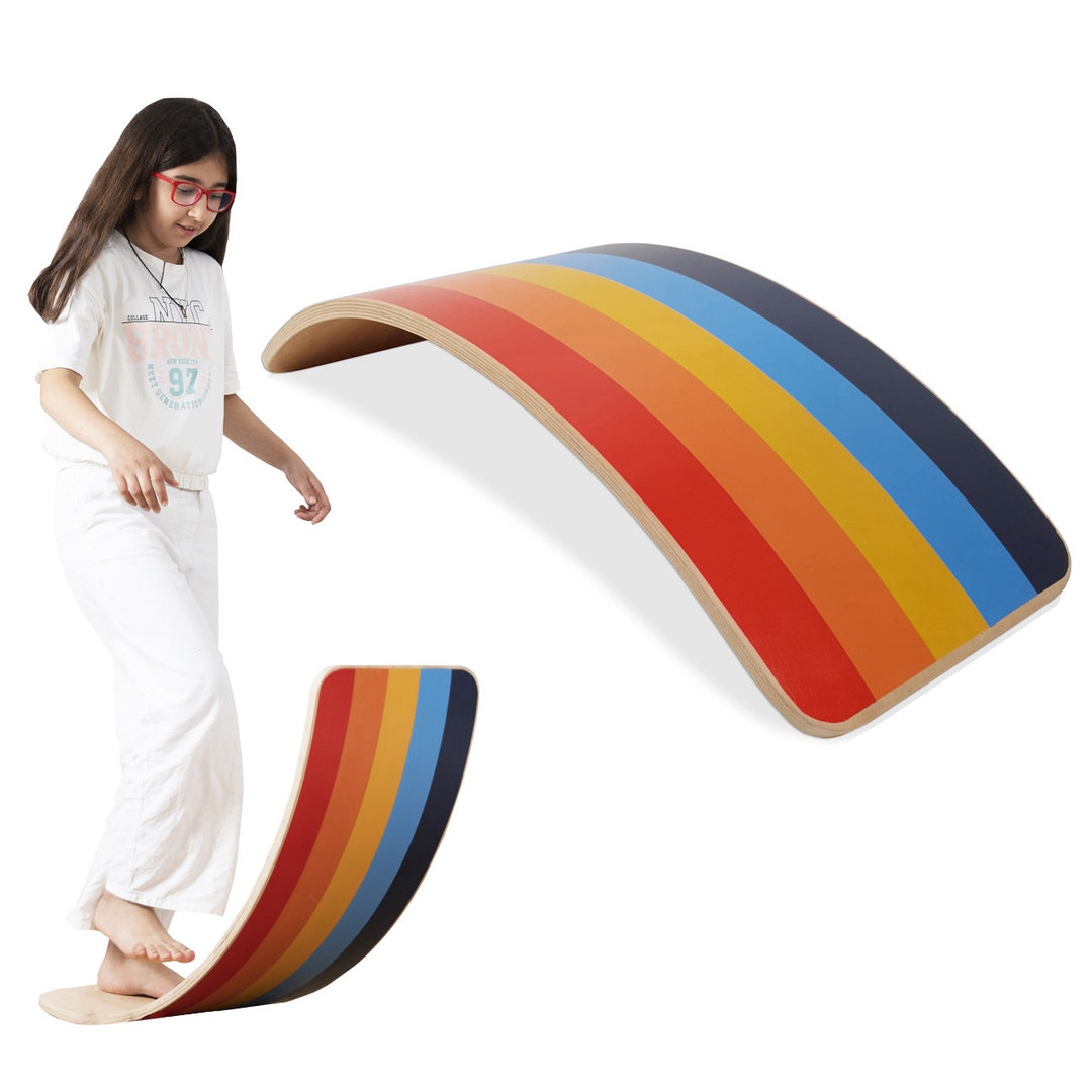 Montessori Wooden Balance Board for Kidswobble Balancing Board Toybaby Balance Board for