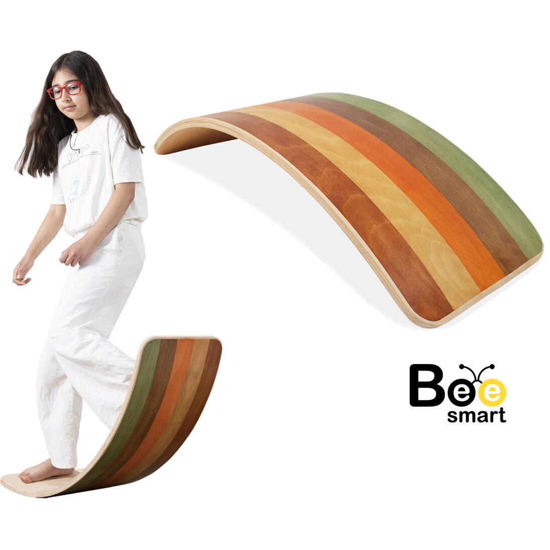 Velvet Cover Floor Protection for Balance Board by GAKKER, Self-adhesive  Velvet Sheet,color:grey, Model Finger Safe, Not Felt for Wobbel 