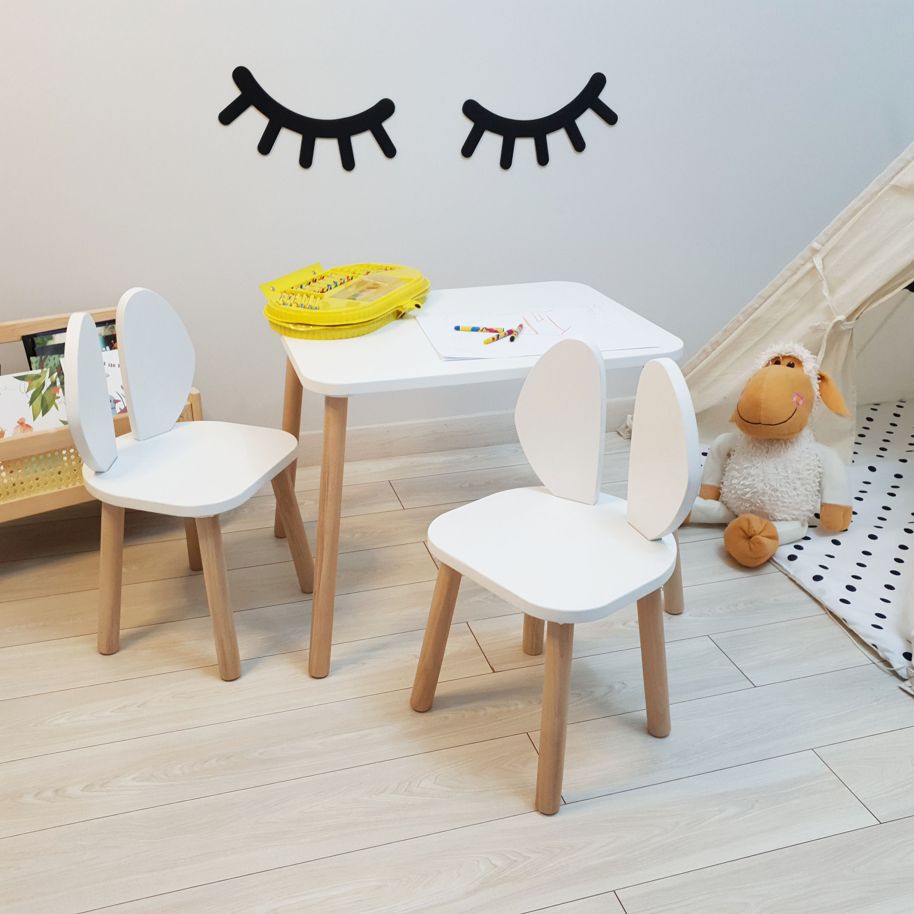 Set Tavolino e Sedia Montessori • Wood & Woof