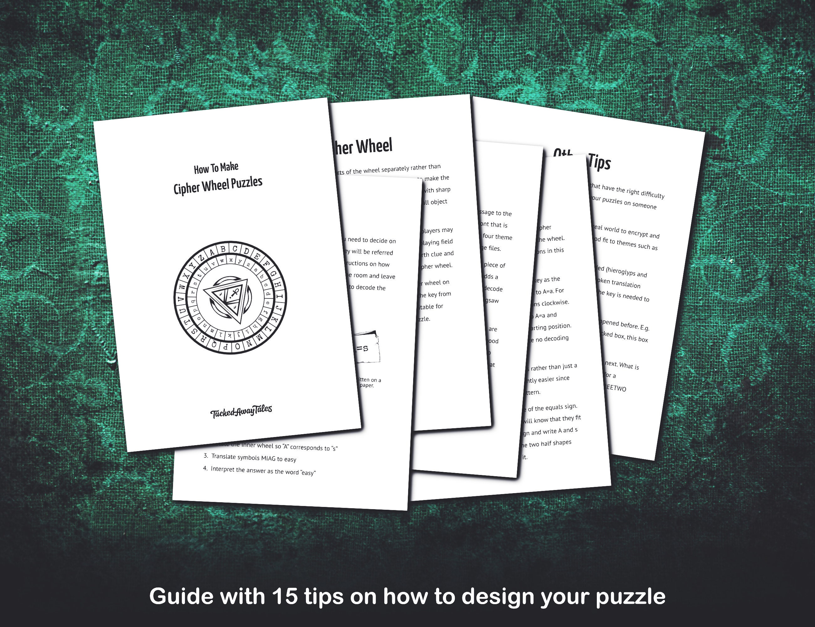 Cipher Wheel Printable Template Bundle Etsy