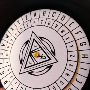 Cipher Wheel Printable Template - Etsy
