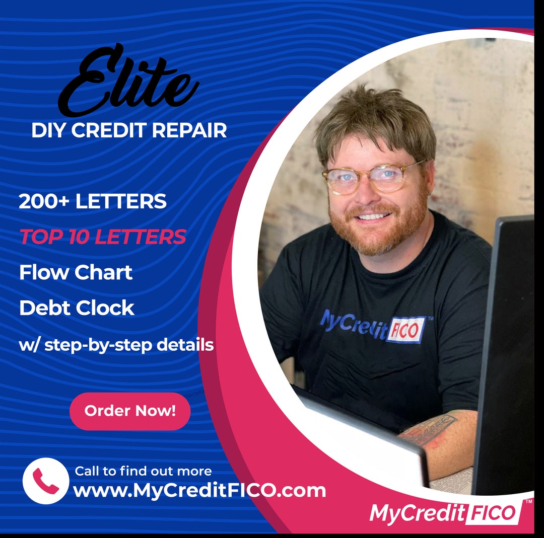 Credit Repair Templates DIY Etsy