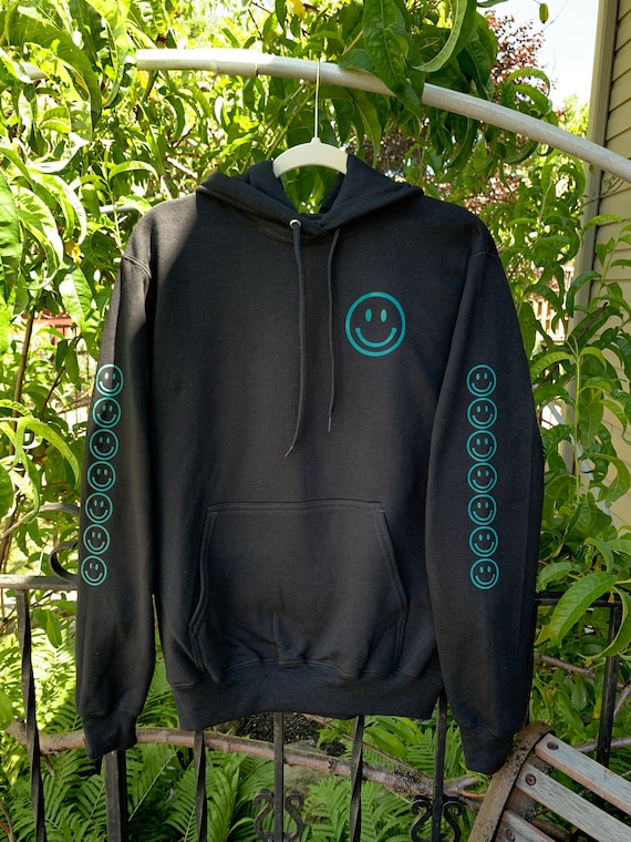 Blue face hoodie hot sale
