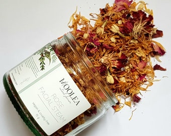 Rose facial steam, luxurious at-home-spa must have, Floral facial steam based on calendula petals with rose petals and jasmine.