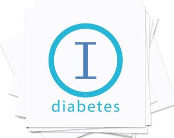 Diabetes Temporary Tattoos Type 1 Self Adhesive Pack of 10