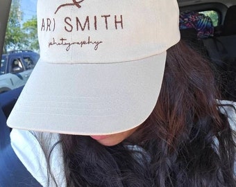Custom Embroidered Hat | Logo Baseball Hat | Personalized Dad Cap | Bachelorette Hat |Bulk Hats | Small Business Merch | Your Own Text