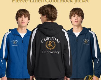 Chaqueta deportiva de tricot bordada personalizada / Ropa deportiva personalizada con el logotipo del equipo