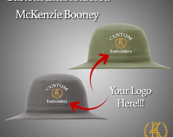 Chapéu de Sol Personalizado Richardson McKenzie Booney 909 com Bordado Personalizado | Proteção Solar UPF 50+