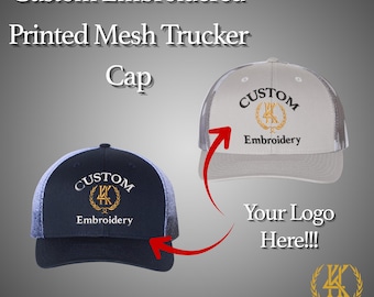 Gorra de camionero personalizada Richardson 112PM / Gorra snapback de malla personalizada / Gorra de béisbol con logotipo bordado / Gorra ajustable de perfil medio
