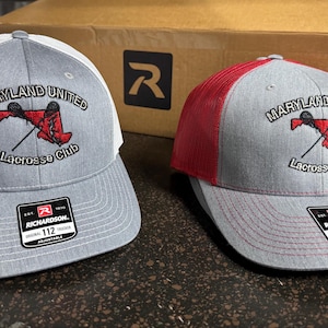 Custom Logo Embroidered Richardson 112 trucker Hats | Design your own Hats | Custom Richardson 112 Trucker Caps | Team Hats