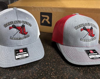 Custom Logo Embroidered Richardson 112 trucker Hats | Design your own Hats | Custom Richardson 112 Trucker Caps | Team Hats