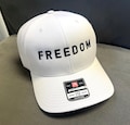 Freedom Embroidered Trucker Hat: Patriotic Baseball Cap