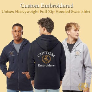 トップス beeden EMBROIDERY JUST FIT ZIP HOODIE BEEDEN EMBROIDERY
