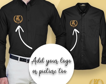 Personalized Embroidered Button-down CORE365 Men's Operate Long-Sleeve Twill Shirt