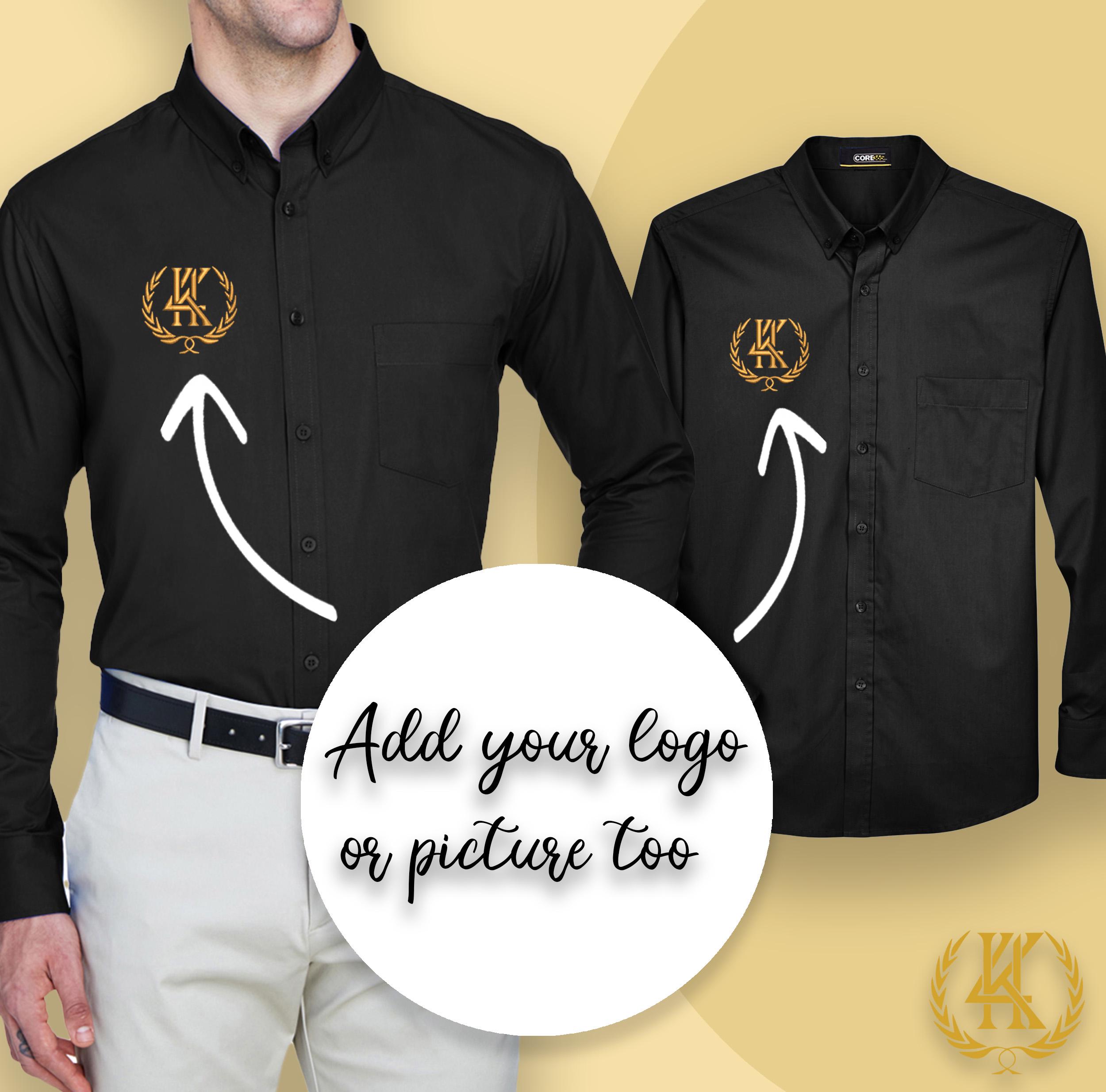 Custom Embroidered Back Button Shirt - Etsy