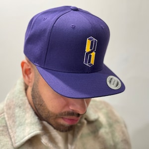 Kobe Bryant 8/24 Tribute Edition - Black, Purple, Yellow Los Angeles Lakers Snapback Hats