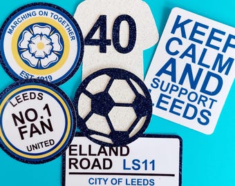 Luxury Leeds Cake Toppers Personalised With Number