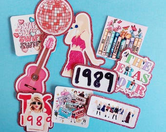 Taylor Inspired Cupcake Toppers Charms Cake Topper Eras Pink Lover Guitar