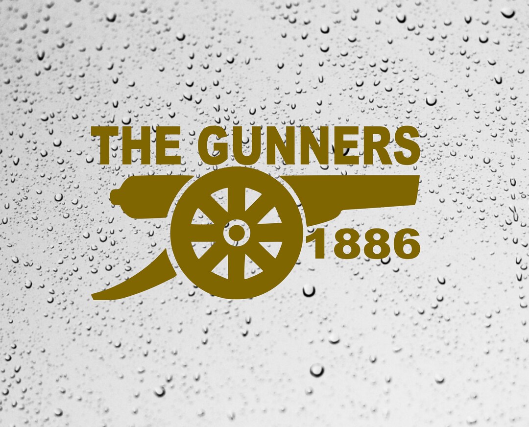 Arsenal FC The Gunners 1886 Vinyl Sticker decal Campervan Car 