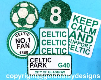 Celtic Cake Toppers Personalised With Number