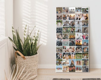 Large Photo Collage Canvas Print, 18th Birthday Gift for Girls or Boys, Gift For Daughter Or Son, 18th Birthday Decorations, Teenage Gifts