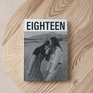 18th Birthday Gift for Girls or Boys, Personalized Photo Album Book, Gift for Best Friends, Birthday Photo Album, Memories Photo Album Gift