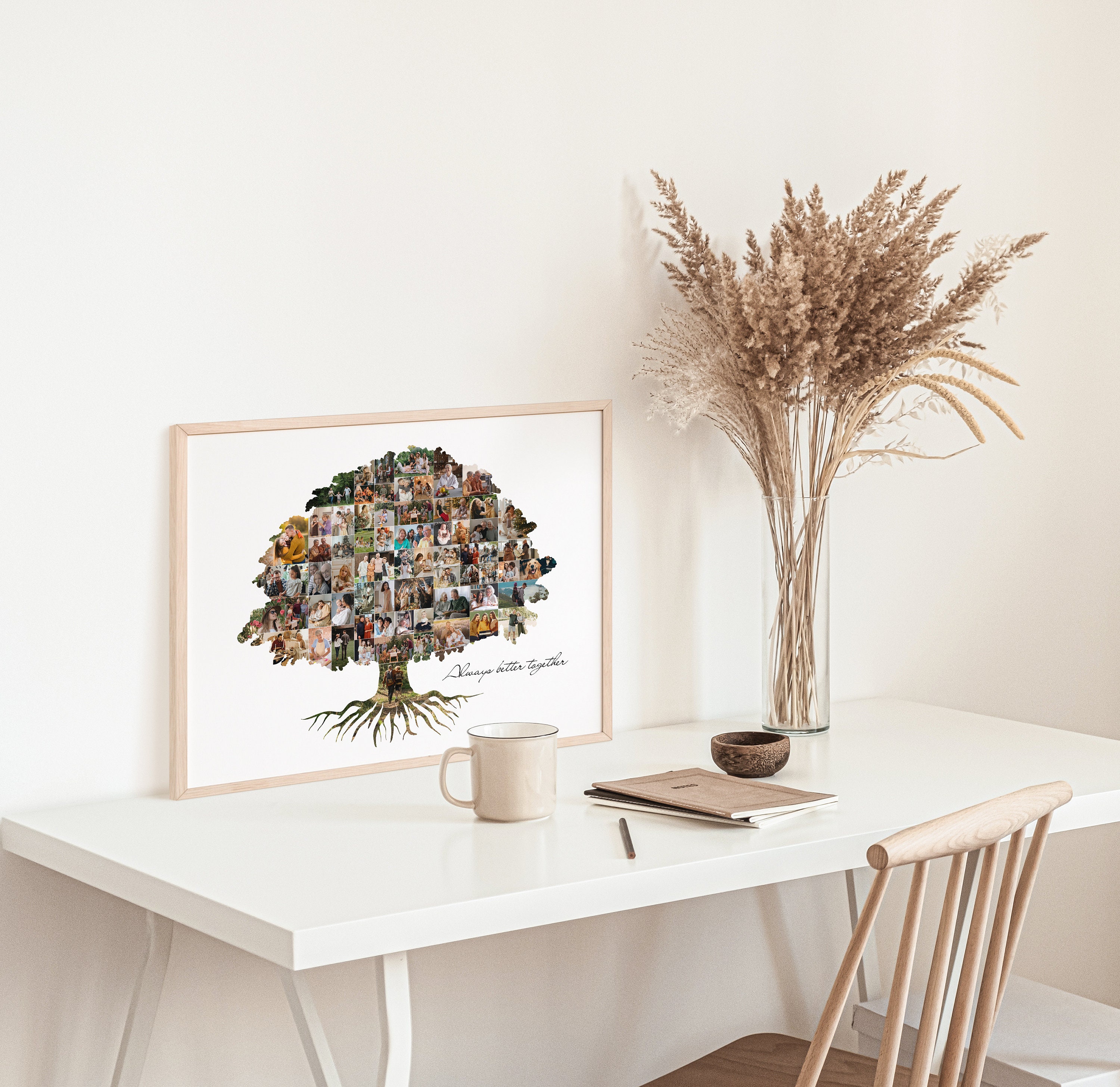 Family Tree Collage, Custom Family Tree Photo, Personalized Family Tree ...