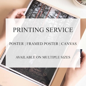 Servicio de impresión personalizado: imprima su propio póster, impresión en lienzo personalizada, impresión enmarcada, servicio de impresión de fotografías, impresiones enviadas por correo, impresión y envío