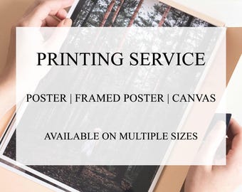 Individueller Druckservice – Poster, Leinwandbilder & gerahmte Drucke
