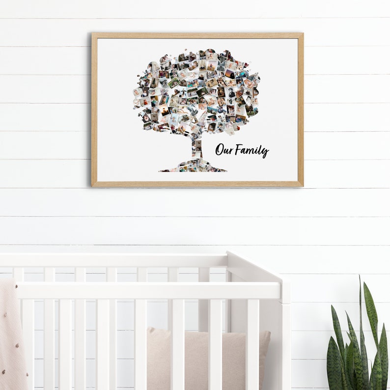 Family Tree Collage Custom Family Tree Photo Photo Collage Etsy