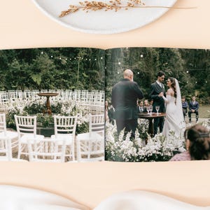 Álbum de Fotos de Casamento Personalizado 8x11 – Lembrança de Casamento com Foto na Capa – Álbum de Casamento Personalizado – Livro de Fotos Impresso para Casais imagem 10