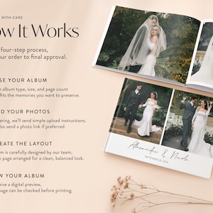 Álbum de Fotos de Casamento Personalizado 8x11 – Lembrança de Casamento com Foto na Capa – Álbum de Casamento Personalizado – Livro de Fotos Impresso para Casais imagem 8