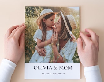 Mother Daughter Photo Album, Personalized Memory Book for Mom, Mother’s Day Keepsake