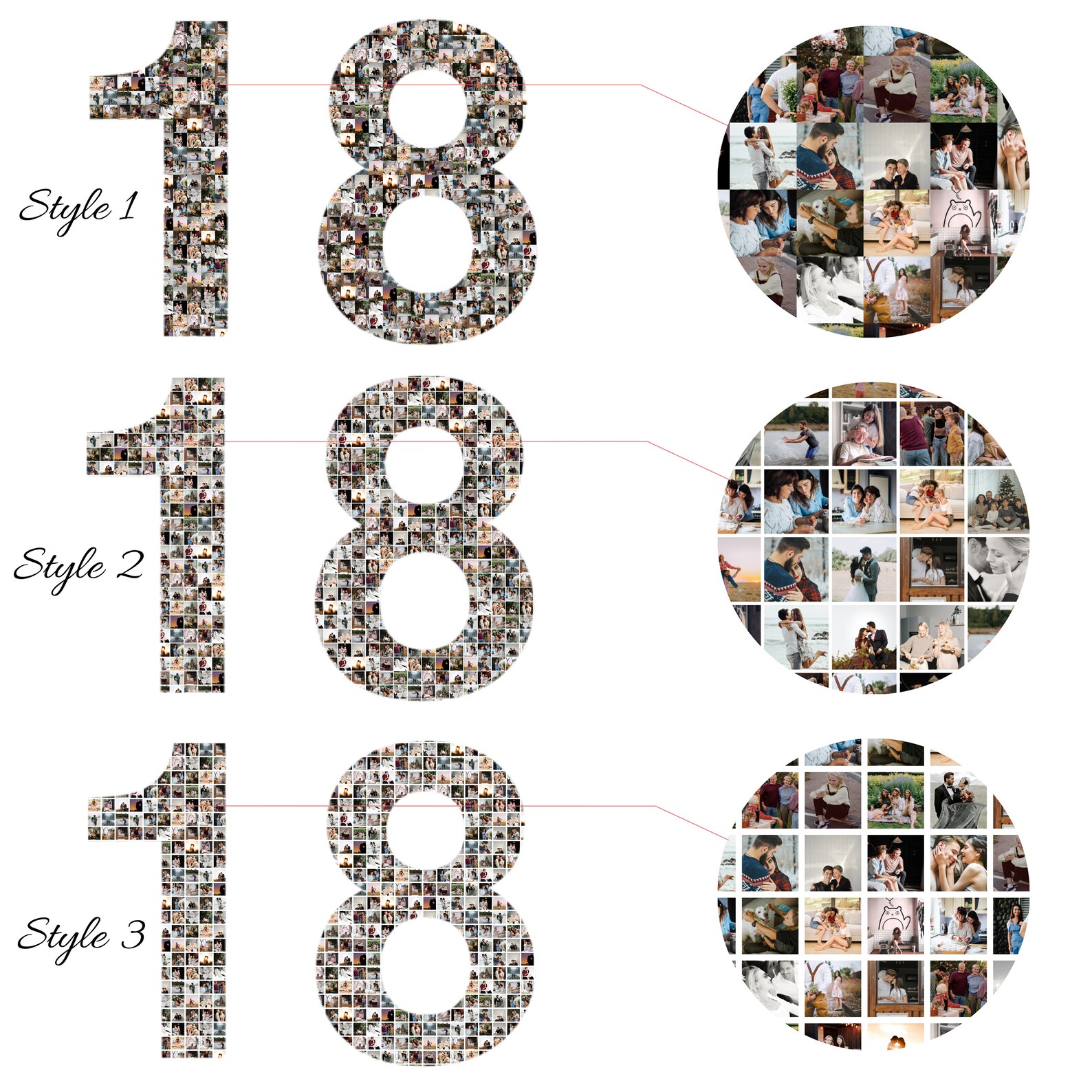 18th Birthday Photo Collage Number Photo Collage 18th Etsy 18th-birthday-photo-collage-number-photo-collage-18th-etsy