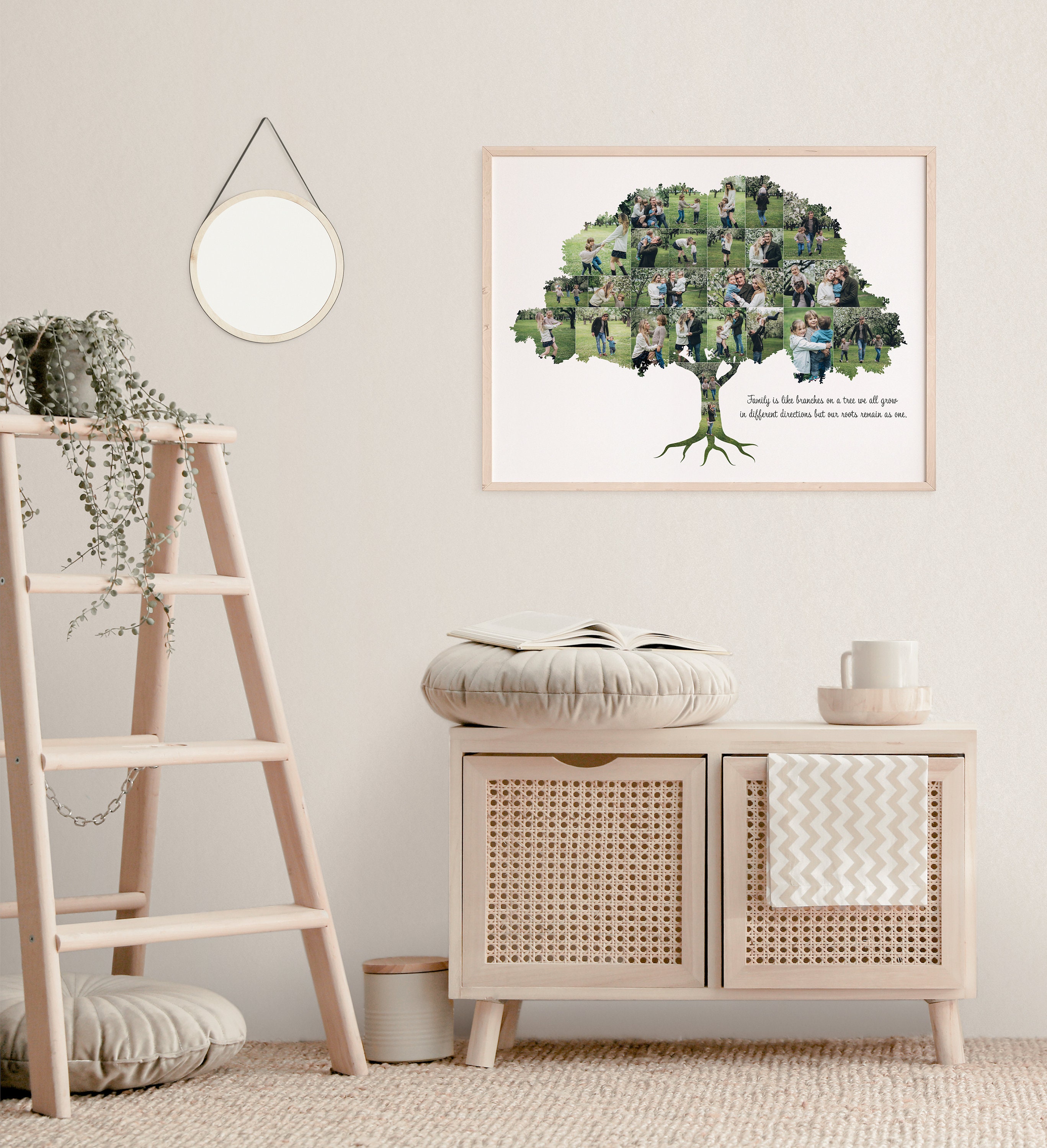 Family Tree Collage, Custom Family Tree Photo, Personalized Family Tree ...