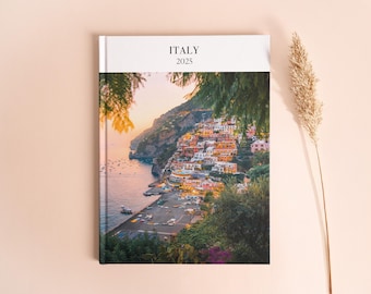 Italy Photo Album Book, Personalized Photo Album, Our Adventure Book, Travel Memories Photo Book, Custom Photo Album, Couple Photo Album