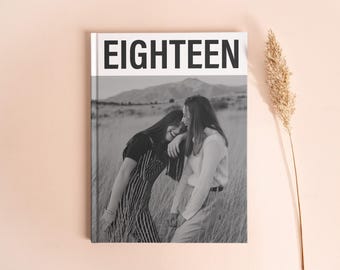 18th Birthday Gift for Girls or Boys, Personalized Photo Album Book, Gift for Best Friends, Birthday Photo Album, Memories Photo Album Gift
