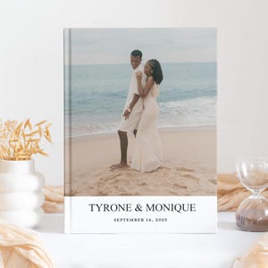 Custom Wedding Photo Album Printed, Personalized Engagement Photo Album, Photo Album for Wedding Gift, Printed Photo Album for Wedding