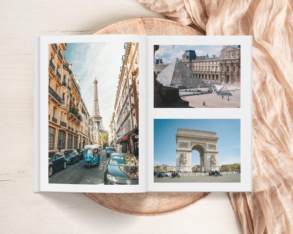 France Photo Album Printed, Personalized Travel Photo Album France Photo Album Printed, Personalized Travel Photo Album