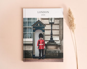 London Photo Album - Custom Travel Photo Book - England Vacation Album - Printed Family Travel Photo Album - Personalized Travel Gift