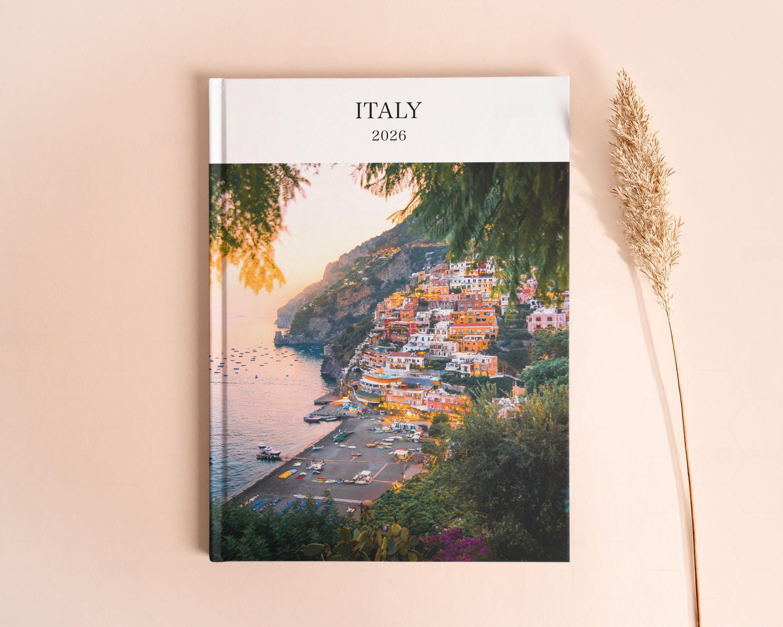 Italy Photo Album Book, Personalized Photo Album, Honeymoon Photo 